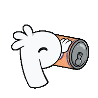 Peach Dose Sticker by Paulberger