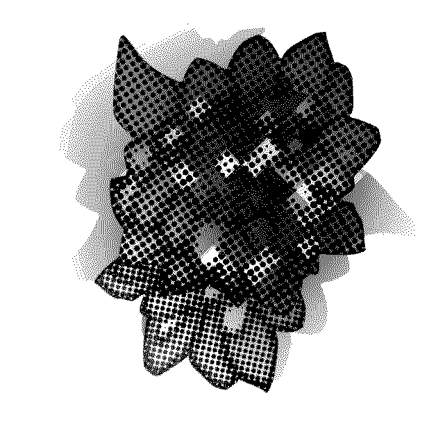 Pixel Flower Sticker