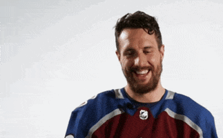 coloradoavalanche sports sport smile laughing GIF