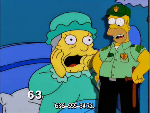 scared homer simpson GIF