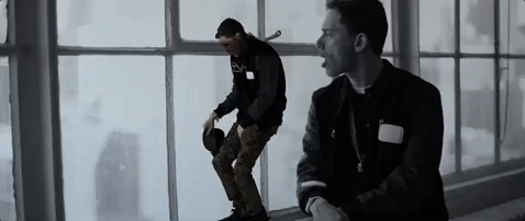 walk on by GIF