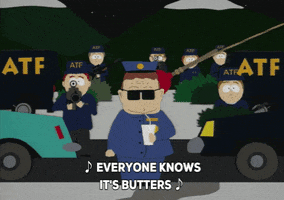 police flying GIF by South Park 