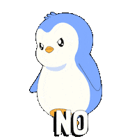 No Way Penguin Sticker by Pudgy Penguins