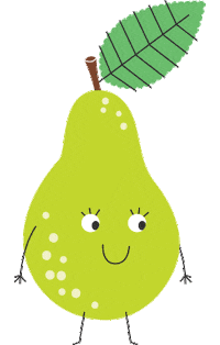 pear Sticker by The Daily Grace Co.