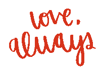 Lettering Love Sticker