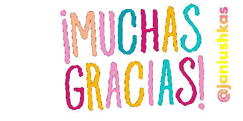 Gracias Jani Sticker by Janiushka's