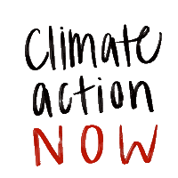 ecochicpodcast climate change climate action climate action now ecochic Sticker