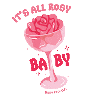 Party Heart Sticker by BABY Pink Gin