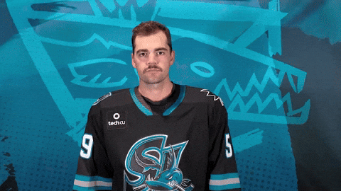 Number One Hockey GIF by San Jose Barracuda