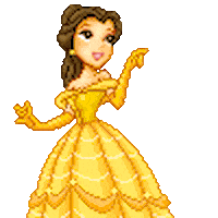 cinderella curtsy STICKER