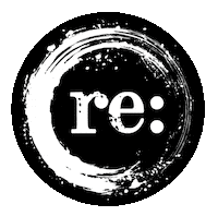 reopera logo black renaissance reopera Sticker