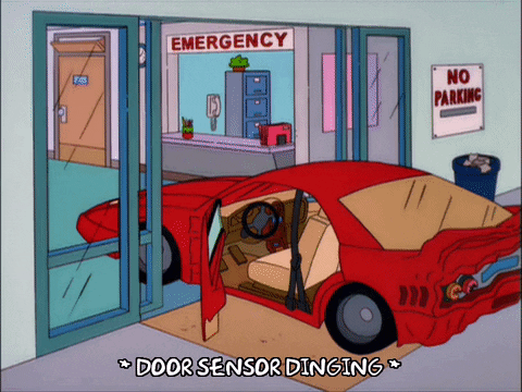episode 18 crashed car GIF
