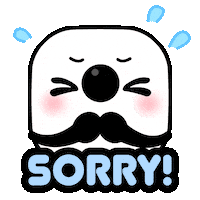 Sorry Sticker by 17LIVE
