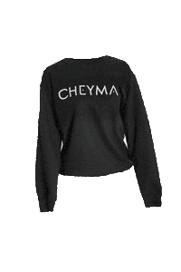 Black Hoodie Sticker by CHEYMA