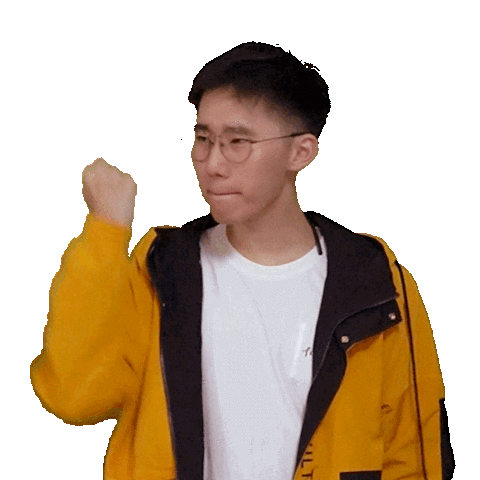 Excited Yes Yes Yes Sticker