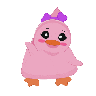 Rubber Duck Love Sticker by MeetDuckey