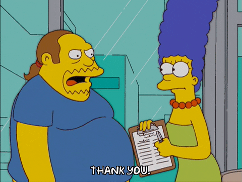 bored marge simpson GIF