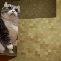 SingNO2 komaru minecraft cat GIF