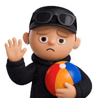 Sad End Of Summer Sticker by OneFootball Heads
