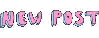 Pink Post Sticker by doña batata