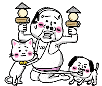 Cat Dog Sticker