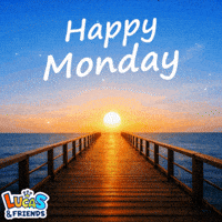 Coffee Time Monday GIF by Lucas and Friends by RV AppStudios