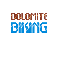 Dolomitebiking mtb biking dolomites dolomiti Sticker