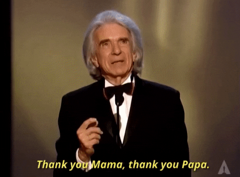 arthur hiller thank you mom and dad GIF by The Academy Awards
