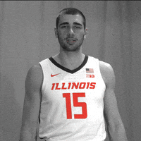 Illini Basketball Kiss GIF by Fighting Illini Athletics