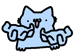 Cat Basketball Sticker by sillynub