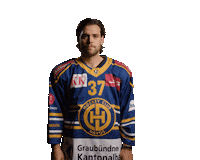 Pointing Hcd Sticker by Hockey Club Davos