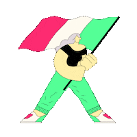 Fabiobuonocore italy italia liberation day resistenza Sticker