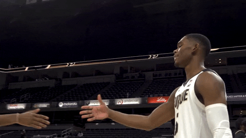 Starting Purdue Basketball GIF by Purdue Sports