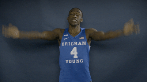 Byu Basketball GIF by BYU Cougars