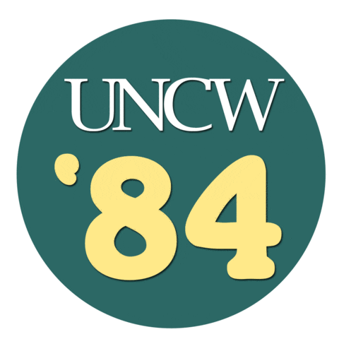 Class Of 1984 Sticker by UNCW Alumni Association