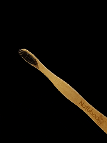 Natuboo giphygifmaker black wave toothbrush GIF