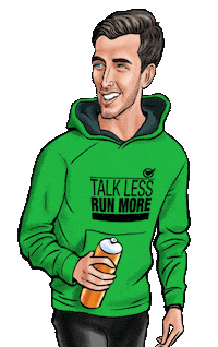 Track And Field Runner Sticker by eBibs