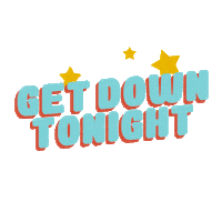 get down tonight party Sticker by KC & The Sunshine Band