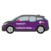 Electric Car Sticker by Chestertons