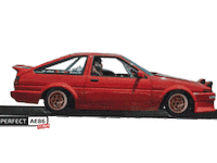 Car Drifting Sticker by Wasabi Digital