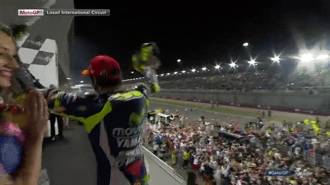 Happy Number 1 GIF by MotoGP
