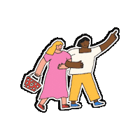 Target Firends Sticker