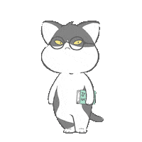 Cat What Sticker by GORO
