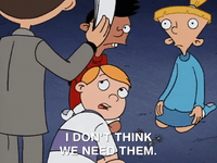 hey arnold nicksplat GIF