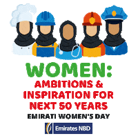 Woman Day Sticker by EmiratesNBD