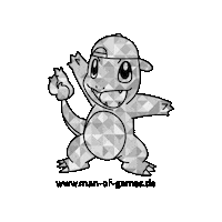 manofgamesofficial mog charmander holo manofgames Sticker