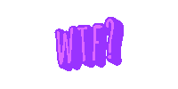 Pink Wtf Sticker by Kamila Zaczek-Klimek