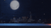 nhatminh250820 cartoon night moon city GIF