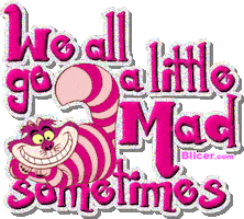 mad cheshire cat Sticker