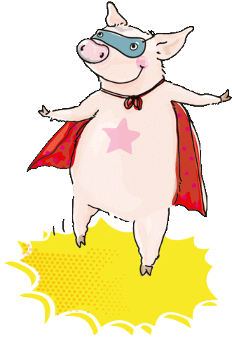 Super Hero School Sticker by krima&isa